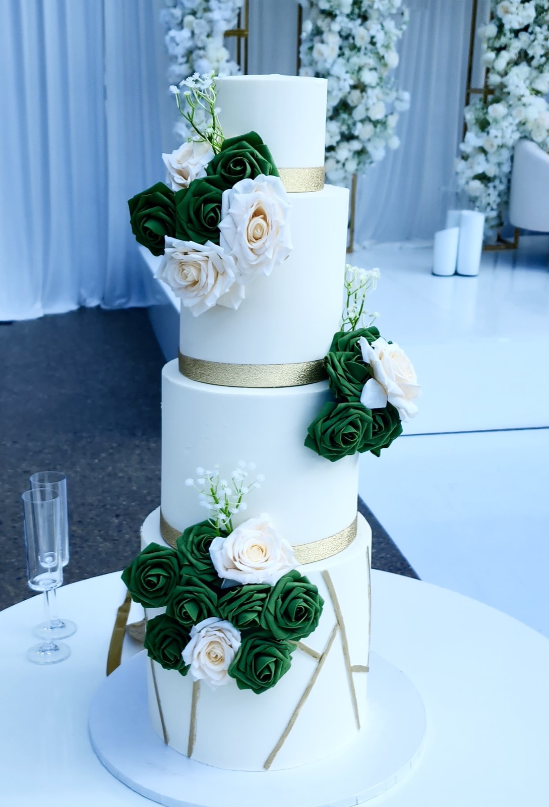 A handcrafted celebration cake representing HouseOfZeeva recipes